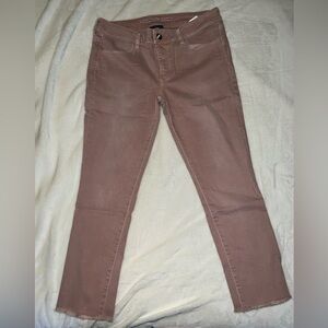 American Eagle cropped pink jegging